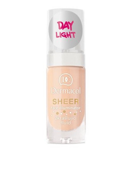 DERMACOL Sheer Face Illuminator Gražinamasis drėkinamasis fluidas Day Light 15ml