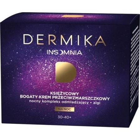 DERMIKA Insomnia Moonlight Rich kremas nuo raukšlių 30-40+ 50ml