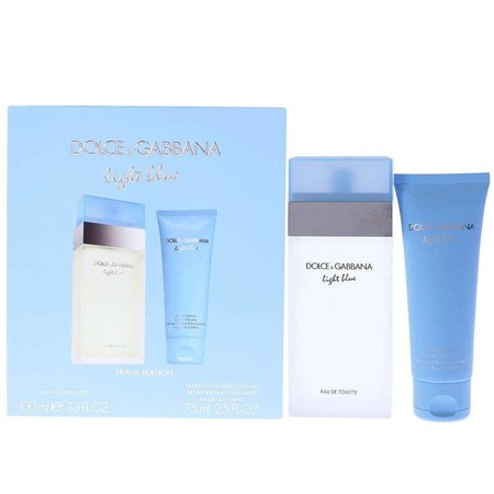 DOLCE & GABBANA Light Blue EDT 100ml + Kūno kremas 75ml