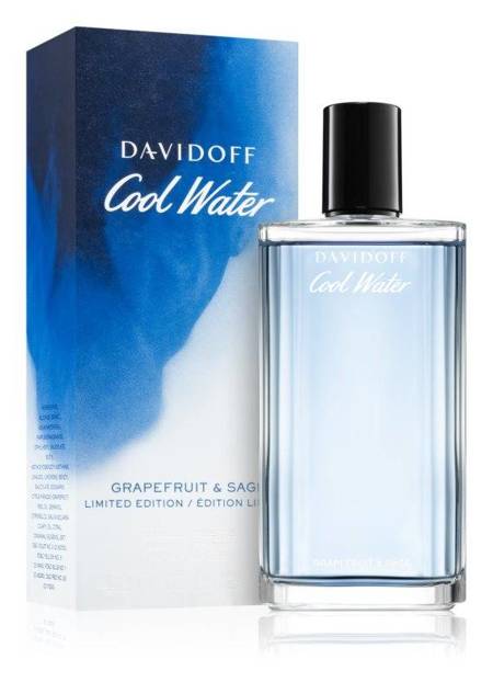 Davidoff Cool Water Greipfrutų ir šalavijų 125ml EDT