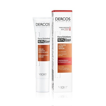 Dercos Kera-Solutions Lifeless Ends Serum maitinamasis serumas skilinėjantiems galiukams 40ml