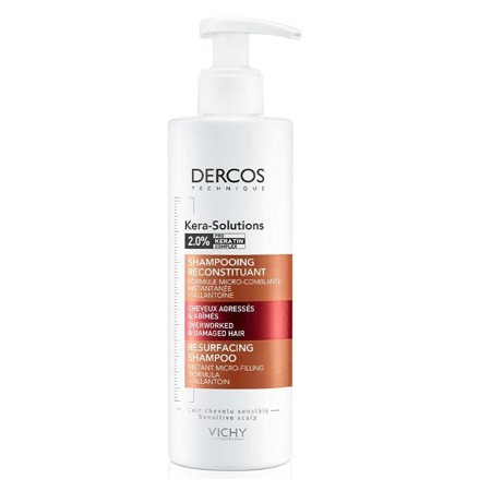 Dercos Kera-Solutions atkuriamasis šampūnas sausiems ir pažeistiems plaukams 250ml