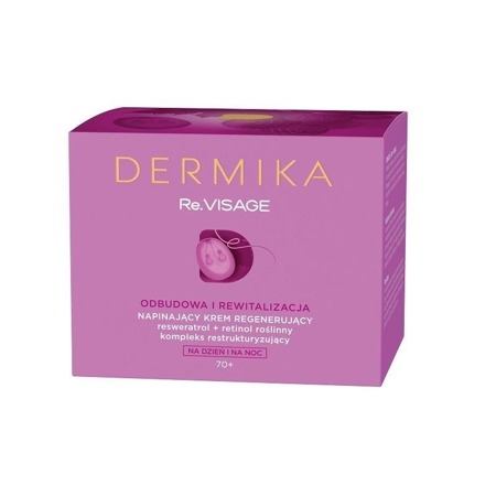 Dermika Re.Visage 70+ stangrinamasis regeneruojantis dieninis ir naktinis kremas 50ml