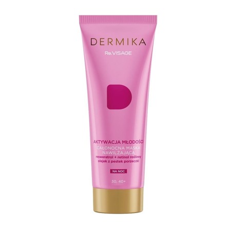 Dermika Re.Visage naktinė drėkinamoji kaukė 50ml