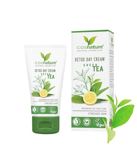 Detox Day Cream natūralus dieninis kremas su žaliąja arbata 50ml