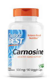 Doctor's Best Carnosine 500 mg (karnozinas) 90 veganiškų kapsulių