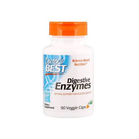 Doctor's Best Digestive Enzymes (Virškinimo fermentai) 90 veganiškų kapsulių