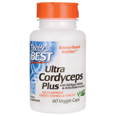 Doctor's Best Ultra Cordyceps Plus 60 kapsulių