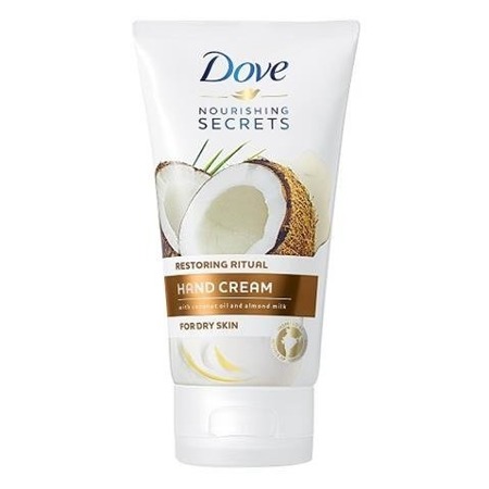 Dove Nourishing Secrets Restoring Ritual Hand Cream krem krem do rąk do skóry bardzo suchej Kokosų aliejus ir migdolų pienas 75ml