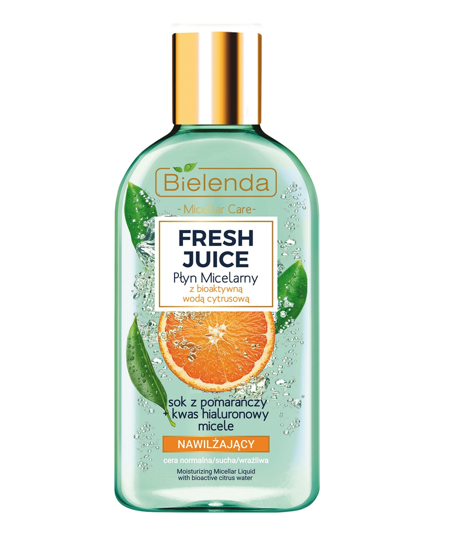 Drėkinamasis micelinis skystis Fresh Juice su citrusiniu vandeniu Orange 100ml