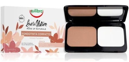 EQUILIBRA Love's Nature Compact Foundation Medium Beige 10g