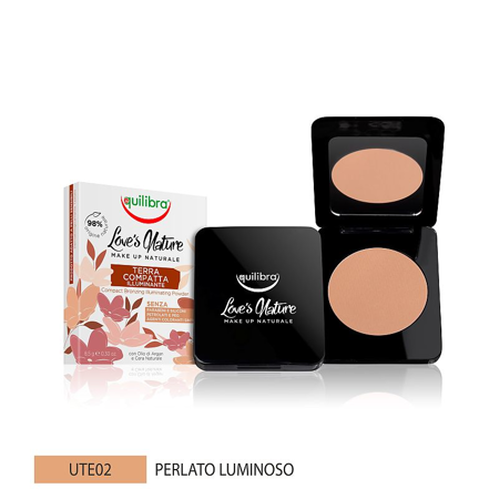 EQUILIBRA Love's Nature kompaktinė bronzinė pudra Pearly Bright 8,5g