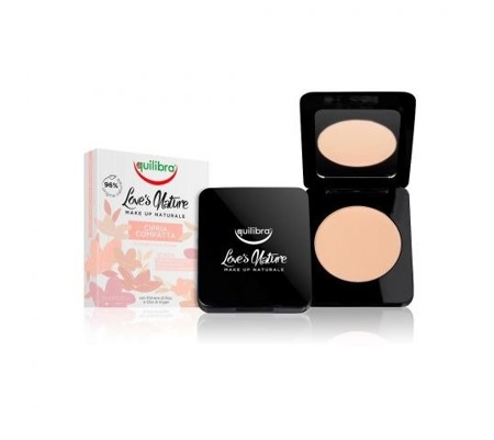 EQUILIBRA Love's Nature kompaktinė veido pudra Rose Beige 8,5g