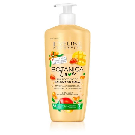 EVELINE Botanica Meilės balzamas Šaltalankių ir mangų sviestas bei migdolų aliejus 350ml