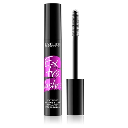 EVELINE Extra Lashes Extreme Volume & Care blakstienų tušas juodas 12ml