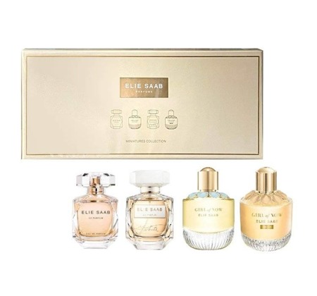 Elie Saab Miniatures Colection: Le Parfum Edp 7.5ml + Le Parfum In White Edp 7.5ml + Girl of Now Edp 7.5ml + Girl of Now Shine Edp 7.5ml