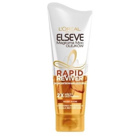 Elseve Rapid Reviver skoncentrowana odżywka do włosów suchych Magiczna Moc Olejków 180ml