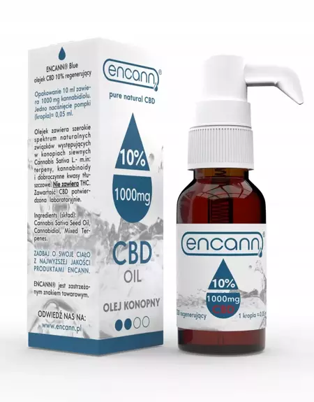 Encann 10% 1000mg CBD OIL 10ml