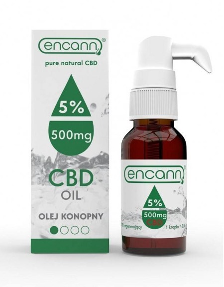 Encann 5% 500mg CBD OIL 10ml