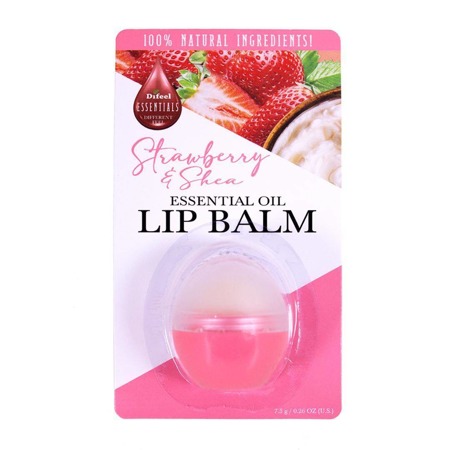 Esential Oil Lip Balm naturalny balsam do ust Strawberry & Shea 7,5g