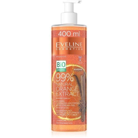 Eveline Cosmetics 99% natūralus apelsinų ekstrakto kūno gelis-kremas 400ml