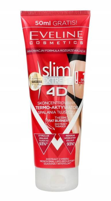 Eveline Slim Extreme 3D anticeliulitinis termoaktyvus liekninamasis serumas 250ml