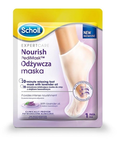 Expert Care Nourish Pedi Mask maitinamoji pėdų kaukė su levandų aliejumi