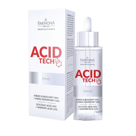 FARMONA PROFESSIONAL Acid Tech Glikolio rūgštis 50% ir šikimo rūgštis 10% 30ml