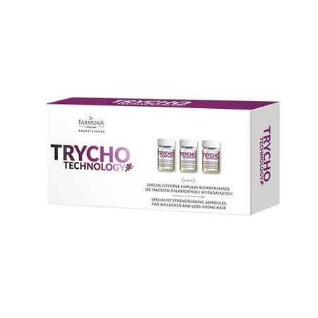 FARMONA PROFESSIONAL Trycho Technology Specialist Ampulės silpniems ir slinkti linkusiems plaukams 10×5ml