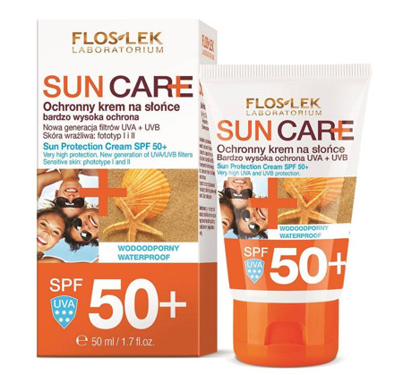 FLOSLEK Sun Care apsauginis kremas nuo saulės SPF50+ 50ml