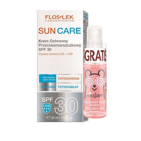 FLOSLEK Sun Care kremas nuo raukšlių SPF30 30ml