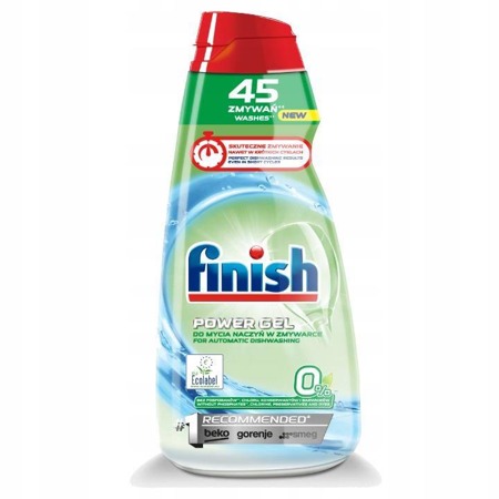 Finish All in 1 Max Power Gel 0% Zero indaplovių gelis 900ml