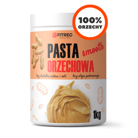 FitRec žemės riešutų pasta lygi 1 kg