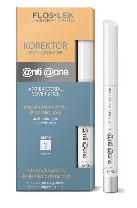 Floslek Anti Acne veido antibakterinis korektorius 01 Bright 1vnt.