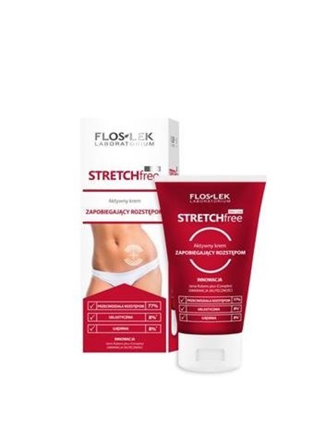 Floslek Slim Line Strech-Free aktyvny krem zapobiegający rozstępom 150ml