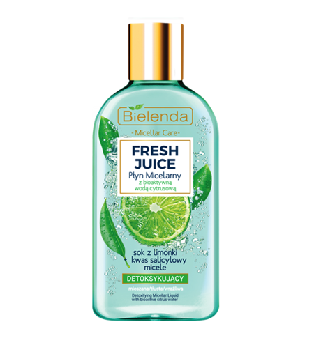 Fresh Juice detoksikuojantis micelinis losjonas su citrusiniu vandeniu Lime 500ml