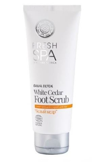 Fresh Spa Baltojo kedro pėdų šveitiklis zmiękczający scrub do stóp 75ml