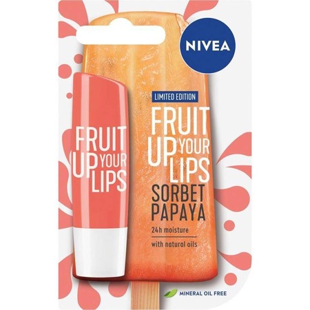 Fruit Up Your Lips pielęgnująca pomadka do ust Sorbet Papaya 4,8g