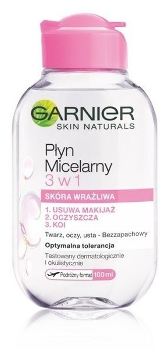 GARNIER Skin Naturals micelinis losjonas 3in1 jautriai odai 100ml