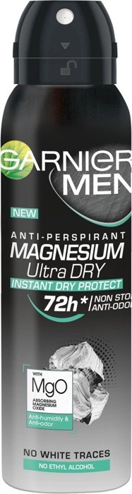 GARNIER Vyrai Magnesium Ultra Dry 72h 150ml