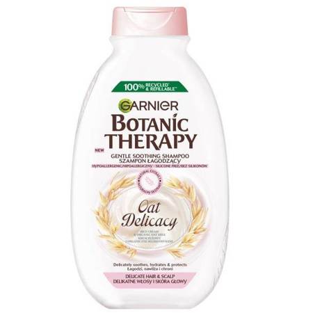 GARNIER_Botanic Therapy Oat Delicacy raminantis šampūnas ploniems plaukams ir galvos odai 400ml