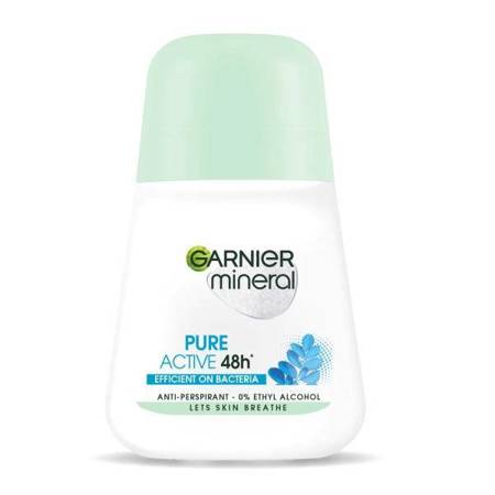 GARNIER_Pure Active 48h Moterų purškiamasis antiperspirantas Roll-On 50ml