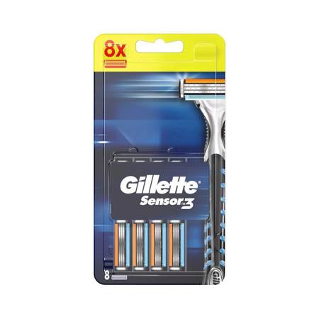 GILLETTE_Sensor3 atsarginės geležtės 8vnt.