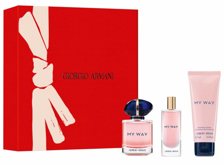 GIORGIO ARMANI My Way EDP 50ml + EDP 15ml + Kūno losjonas 75ml