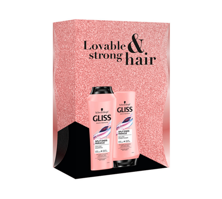 GLISS Split Ends Miracle šampūnas 250ml + Split Ends Miracle kondicionierius 200ml