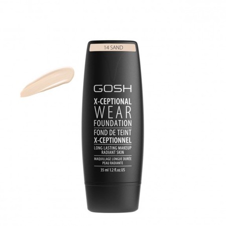 GOSH X-Ceptional Wear Foundation Ilgalaikis makiažas 14 Sand 35ml