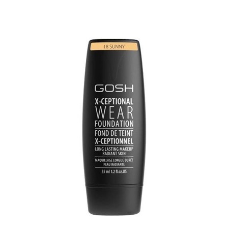 GOSH X-Ceptional Wear Foundation Ilgalaikis makiažas 18 Sunny 35ml