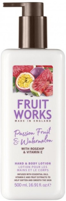 GRACE COLE Fruit Works rankų ir kūno losjonas Passion Fruit & Watermelon 500ml