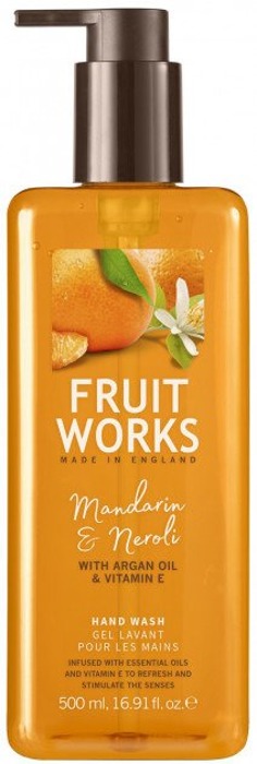 GRACE COLE Fruit Works rankų ploviklis Mandarinas ir nerolis 500ml