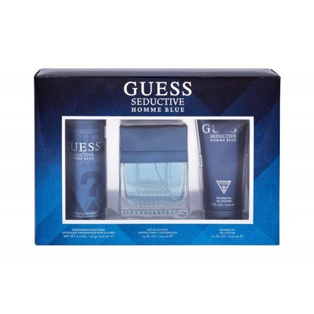 GUESS Seductive Blue Homme EDT 100ml + dušo želė 200ml + DEO 226ml